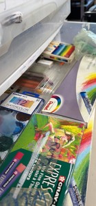 Bucket of watercolor