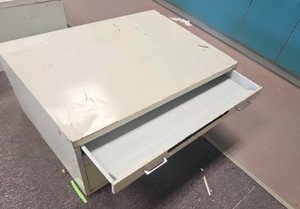 metal art filing cabinet, small