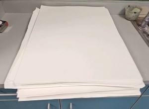 stack of art paper