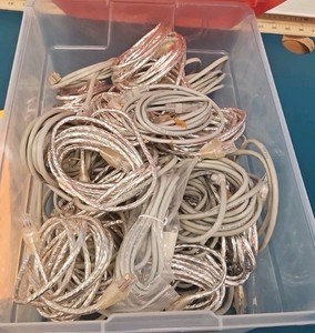 tote of ethernet cable Category 5