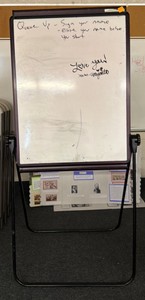 dry erase board easel