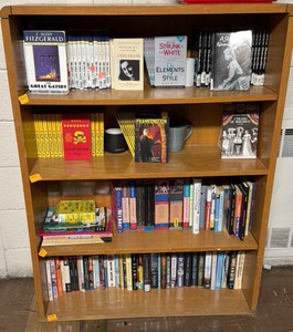 four shelf bookshelf
