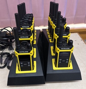 KETELESE walkie-talkie Set with charging bases 12 walkie-talkies