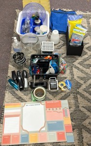 miscellaneous lot of break room supplies