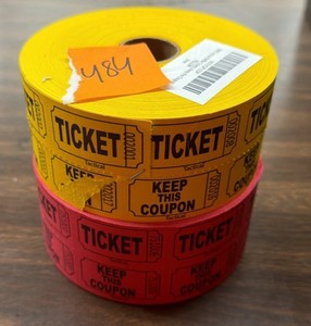 two new ticket rolls