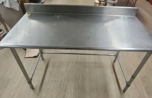 stainless steel prep table
