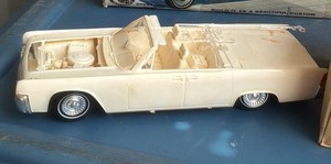 Vintage AMT 63 Ford Kit Box w Custom Built-up 63 Lincoln Station Wagon