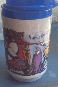 Vintage The Art of Brewing Fantasy Art Tumbler w Lid