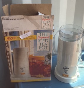 Vintage Mr. Coffee The 2-Quart Iced Tea Pot Iced Tea Maker w Box