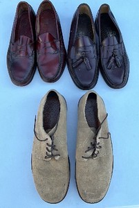 Vintage Bass Mens leather loafers