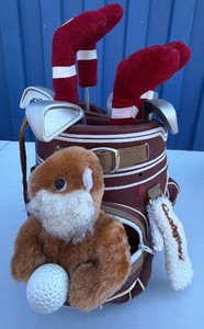 Vintage 2000 Gemmy Caddyshack Animated Gopher Golf Bag  Sings Im Alright