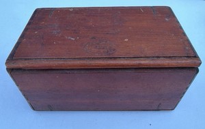 Vintage Handmade Indian Wooden Accordion JewelryTrinket Box