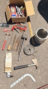 Mixed Hand Tool, Hardware, and Aluminum roll