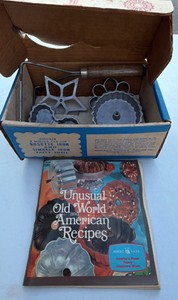 vintage Nordic Ware Double Rosette & Timbale Iron Set