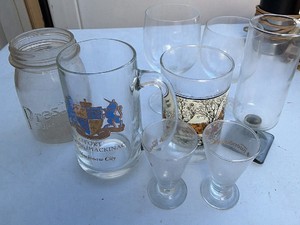 miscellaneous vintage glassware