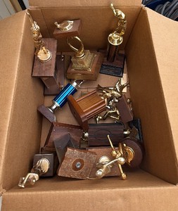 box of trophies