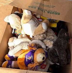 Large Mixed Stuffed Animal & Plush Toy Lot