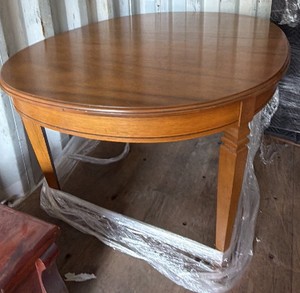Classic Oval Wooden Dining Table