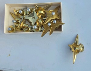 vintage brass knobs