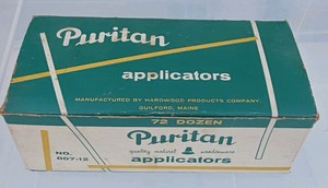 vintage Puritan Quality Medical woodwear applicators