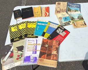 lot of vintage books