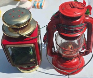 vintage holiday lanterns