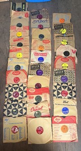 78rpm records all in sleeves 30 in lot