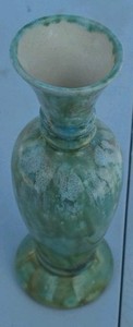 vintage ceramic baluster vase