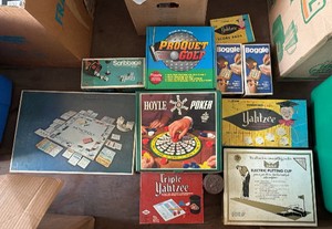 Vintage & Classic Board Game Collection Lot - Monopoly, Mad Magazine, Im The Boss & More