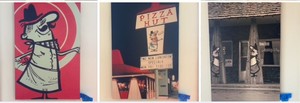 (3) Pizza Hut Pete pictures. 20x30