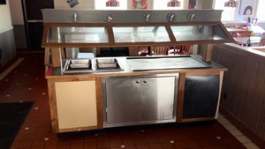 Hard-wired Warming Buffet Island