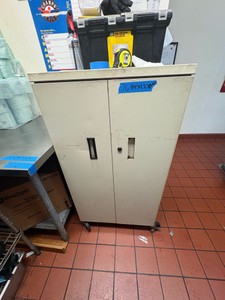 Rolling Metal Cabinet