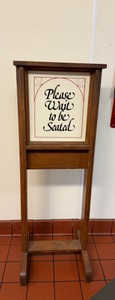 Vintage Collectible Wood Pizza Hut Lobby sign