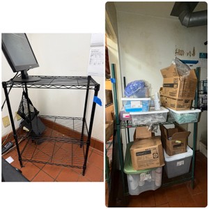 (2) NSF Wire racks