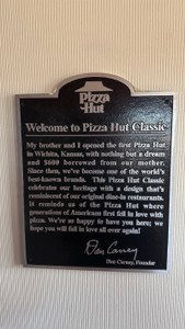 Heavy Metal Pizza Hut Classic Collectible Plaque