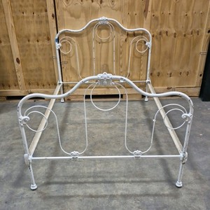 vintage metal bed frame