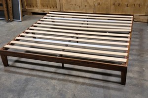 wooden bed frame