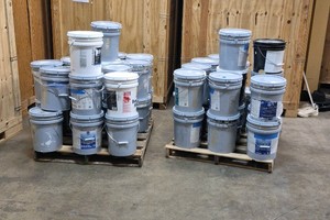 2 pallets of paint