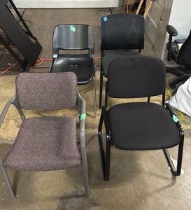 assorted waiting room chairs