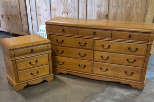 dresser and night stand