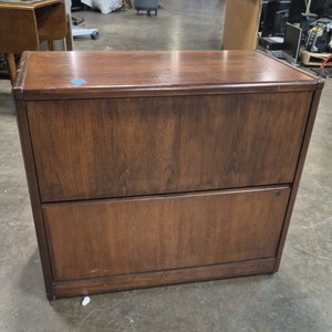 wooden file cabinet