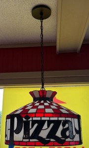 Pizza Hut hanging light fixture