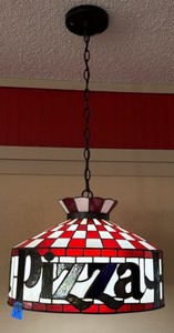 Pizza Hut hanging light fixture