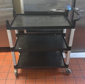 3-tier rolling utility cart