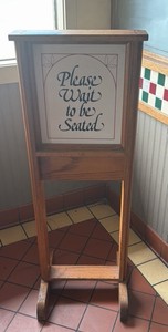 4ft double sided sign