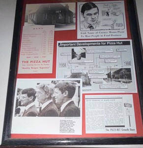 Pizza Hut Framed Historical Collage 32 x 32
