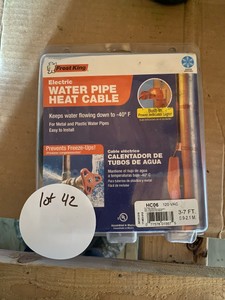 heat tape for pipes