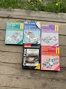 various car repair shop manuals