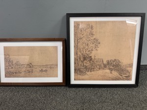 Pair of cool sketch prints