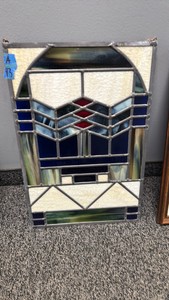 Stained glass window hanger